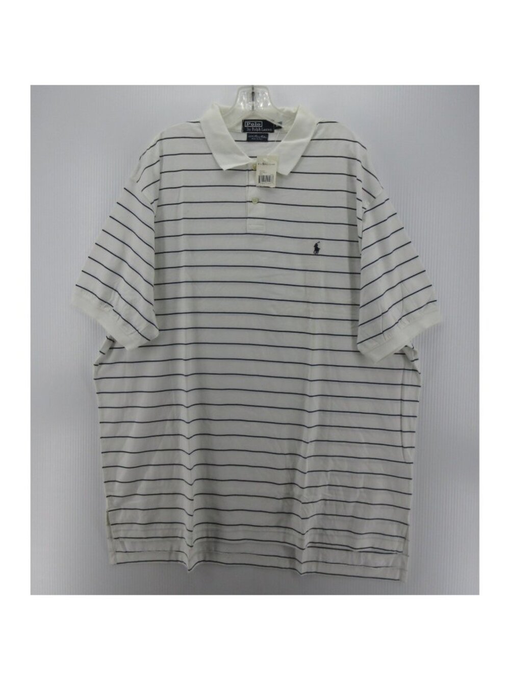 Polo Ralph Lauren Polo Shirt XXL Pullover Striped Pony Peru Pima Golf